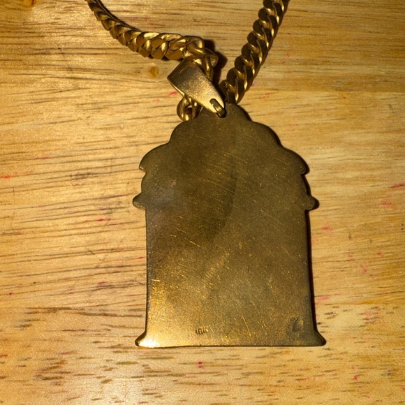 Gold Pendant Necklace and Bracelet Set - Picture 10 of 13